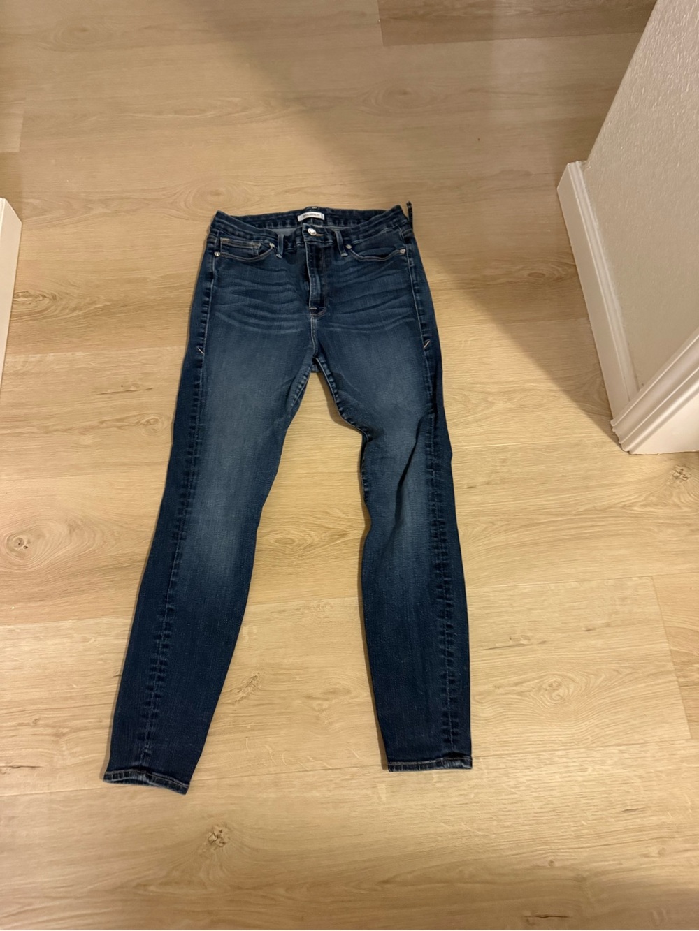 Good American Dark Indigo Skinny Jeans